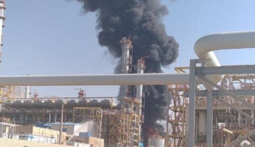 احتواء حريق اندلع في وحدة الاوليفين بمجمع بتروكيمياويات ايلام