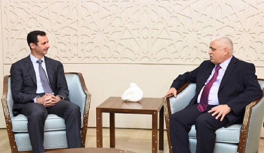 رئيس هيئة الحشد الشعبي يصل دمشق للقاء الرئيس الأسد
