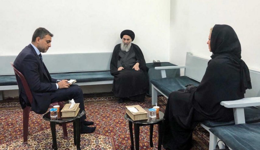 بلاسخارت تبلغ مجلس الأمن برؤية السيد السيستاني لخروج آمن من ازمة العراق