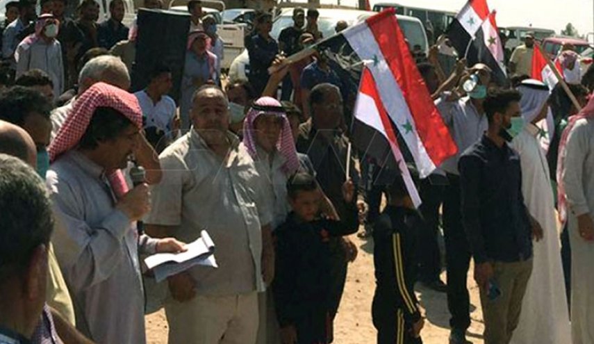 اهالي الحسكة يتظاهرون احتجاجا على جرائم 'قسد'