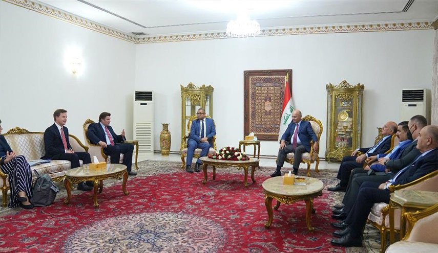 برهم صاح يدعو لتخفيف حدة التوترات بالمنطقة ومواصلة الحرب على الإرهاب