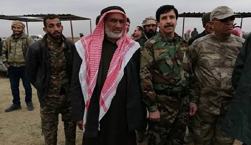 بالصور.. إنضمام 200 من أبناء عشائر القامشلي لقوات الدفاع الوطني