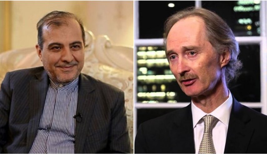 بيدرسون يتشاور مع مساعد وزير الخارجية الايراني حول سوريا
