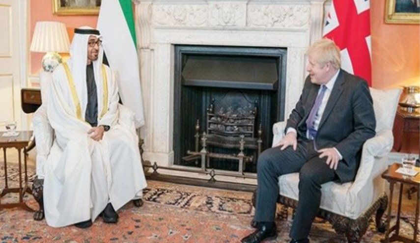 عقب مغادرة بريطانيا... الاعلان عن لقاء ابن زايد بجونسون