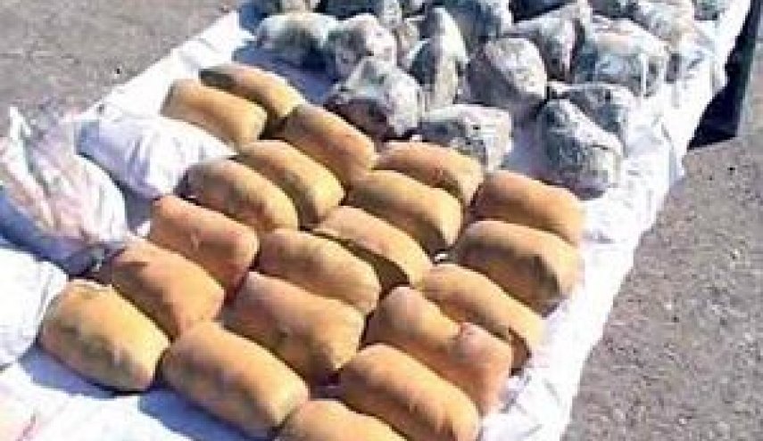 ضبط مايزيد عن طنين من المخدرات جنوب شرقي ايران 