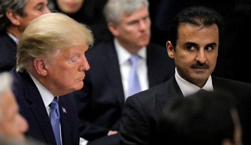 ترامب يبعث برسالة إلى أمير قطر
