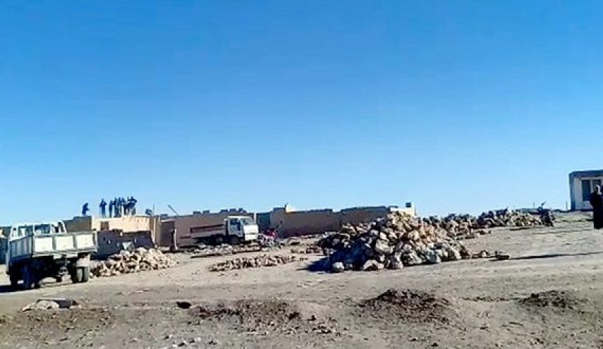  ميليشيا (قسد) تجرف منازل المواطنين في منطقة الهول
