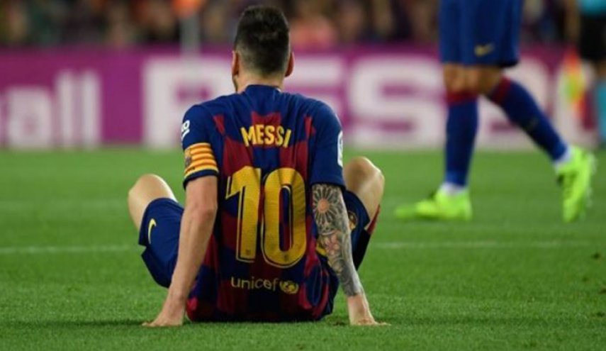 برشلونة يعلن إصابة ميسي
