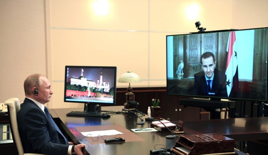 الأسد وبوتين يتبادلان التهاني بمناسبة أعياد الميلاد ورأس السنة
