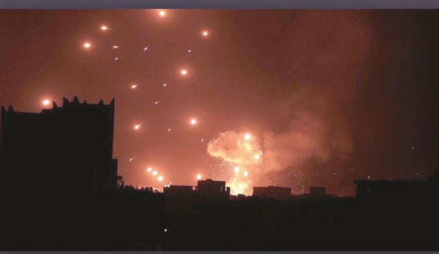 تحالف العدوان السعودي يشن 10 غارات على صنعاء