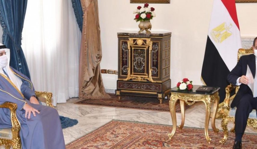 أمير الكويت يبعث رسالة خطية الى السيسي