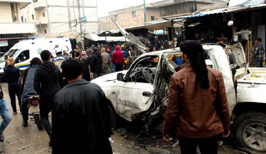 جريحان بانفجار عبوة ناسفة في جرابلس شمال سوريا 