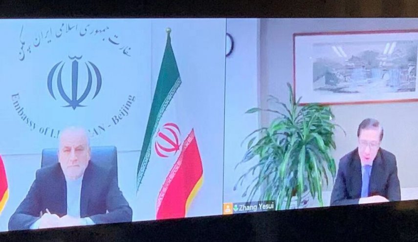 طهران وبكين تبحثان في سبل تطوير التعاون البرلماني بين البلدين
