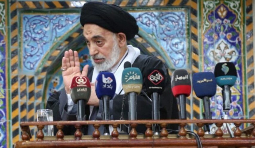خطيب جمعة النجف الاشرف: نطالب امريكا بتسليم فرعون العصر ترامب للعراقيين