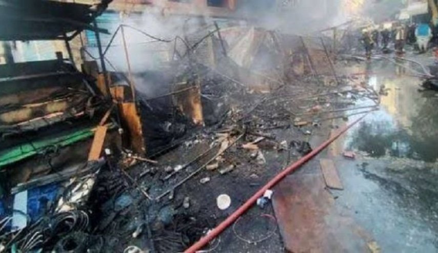 اكثر من 20 محلًا تتحول إلى رماد في القاهرة
