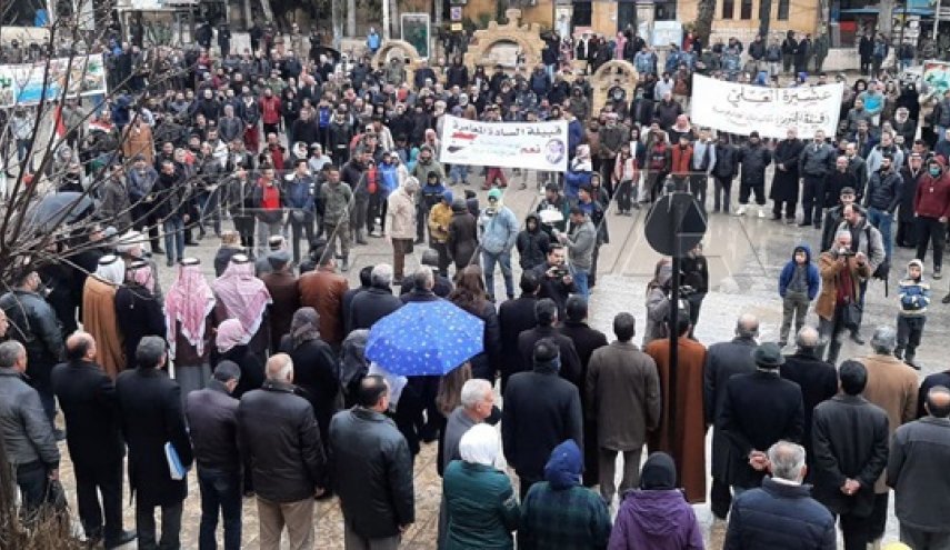بالصور.. انتفاض اهالي بلدة صور والحسكة ضد جرائم 