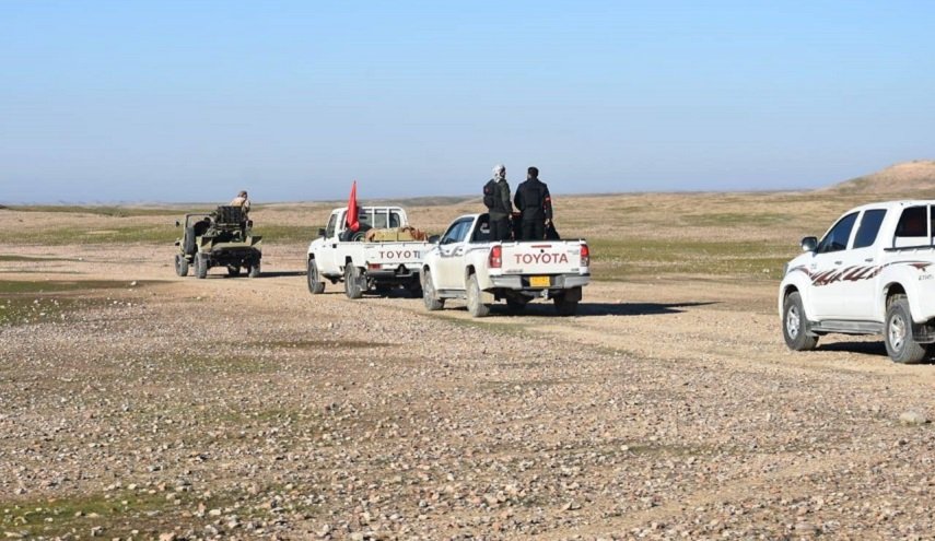 بالصور.. الحشد يطلق عملية أمنية واسعة في نفط خانه شرق ديالى