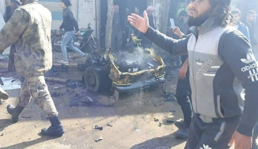 انفجار یک خودروی بمب‌گذاری شده در شمال سوریه
