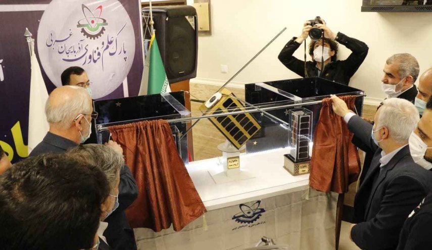 ازاحة الستار عن قمر صناعي ايراني جديد