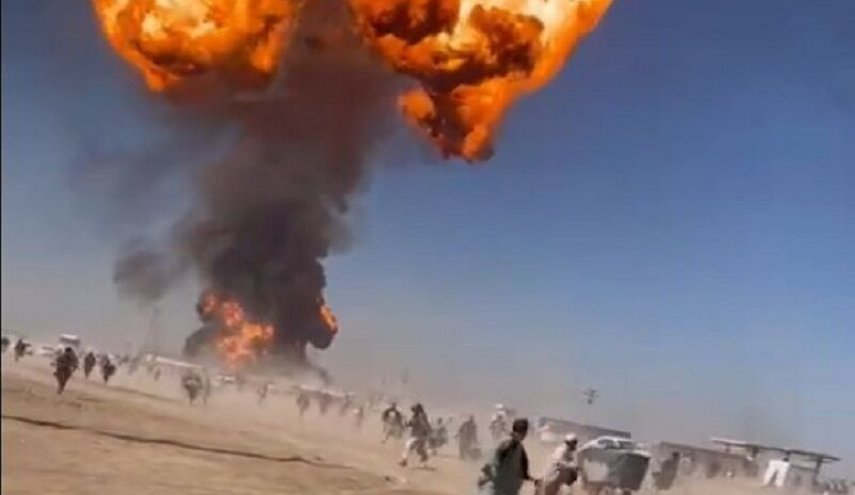 ايران ترسل مروحيات اغاثة الى مكان انفجار شاحنة غاز في جمارك افغانستان