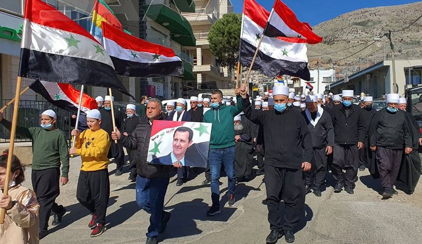 أهالي القنيطرة والجولان المحتل يجددون عهد النضال حتى التحرير