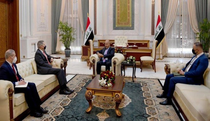 برهم صالح للسفير الأميركي: يجب تخفيف حدة التوترات بالمنطقة