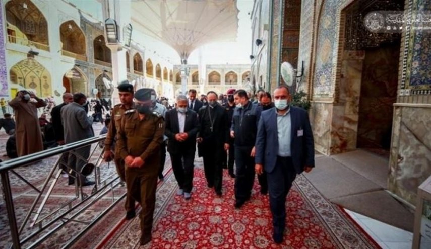 وفد الفاتيكان يصل المدينة القديمة في النجف الأشرف ويلتقي بمكتب السيد السيستاني 