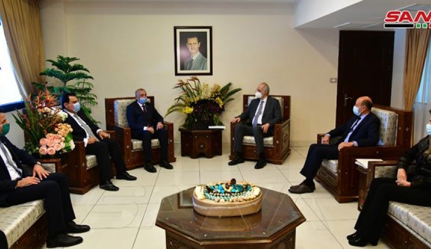 بشار الجعفري لوفد عراقي: العلاقات بين البلدين متجذرة والتكامل بينهما مصيري