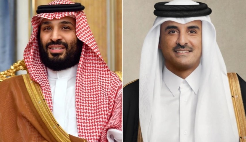 لاول مرة بعد3 سنوات.. ابن سلمان وتميم بن حمد يتحادثان هاتفيا