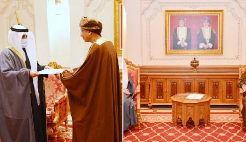 أمير الكويت يبعث رسالة خطية لسلطان عُمان وملك البحرين