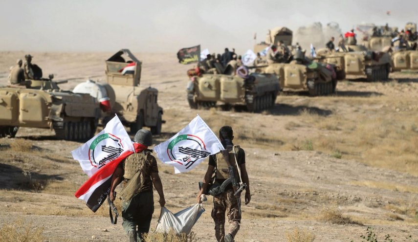الحشد الشعبي يدمر مضافات في جبال حمرين ويتقدم نحو الصيادين
