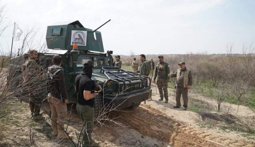 الحشد يعثر على شبكة أنفاق لـ”داعش” شرق كركوك