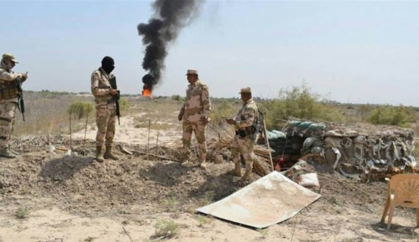 قوة من الحشد الشعبي تعثر على مضافة لداعش في جرف النصر
