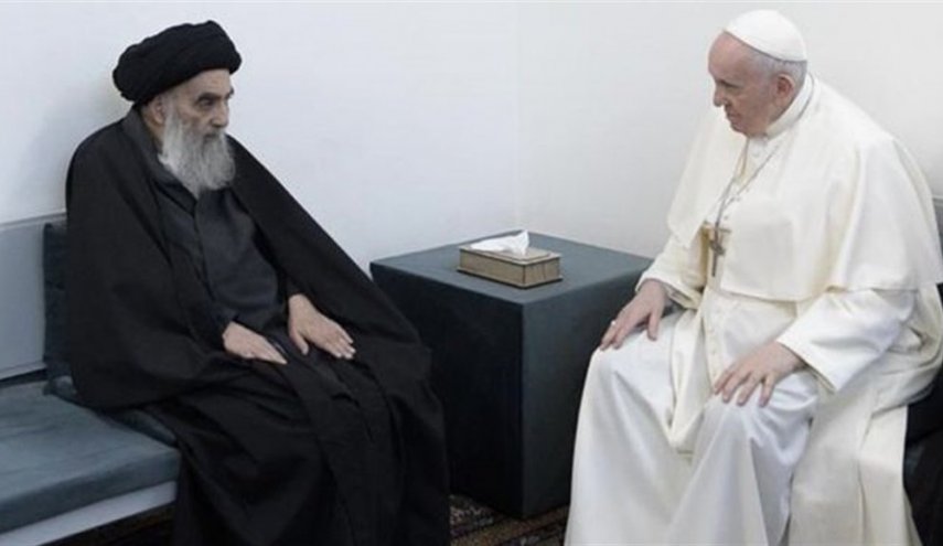 ‏بابا الفاتيكان يصف آية الله السيستاني بـ