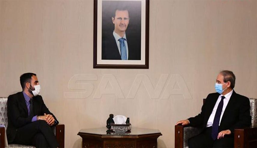 المقداد يتسلم نسخة من أوراق اعتماد السفير المفوض فوق العادة للارجنتين