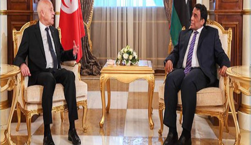 تفاصيل لقاء رئيس المجلس الرئاسي الليبي مع الرئيس التونسي