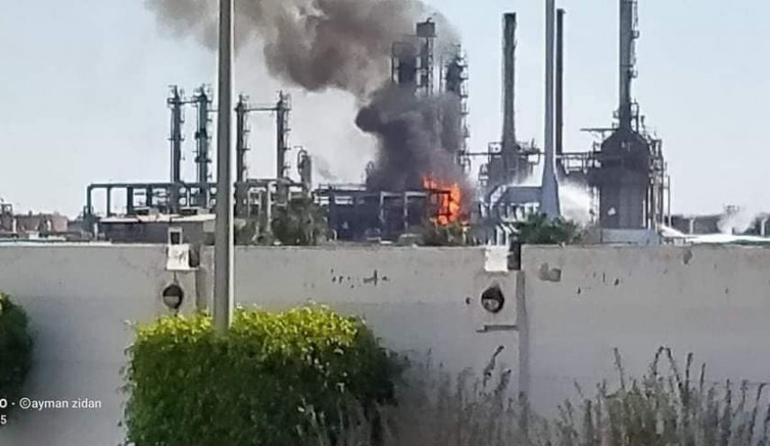مصر... حريق هائل في شركة العامرية للبترول بالإسكندرية