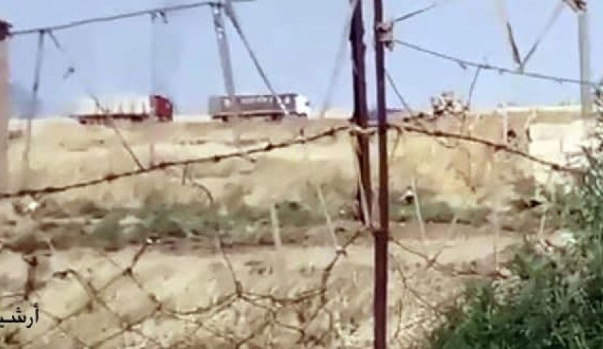 الاحتلال الأمريكي يسرق مجددا القمح من ريف الحسكة 