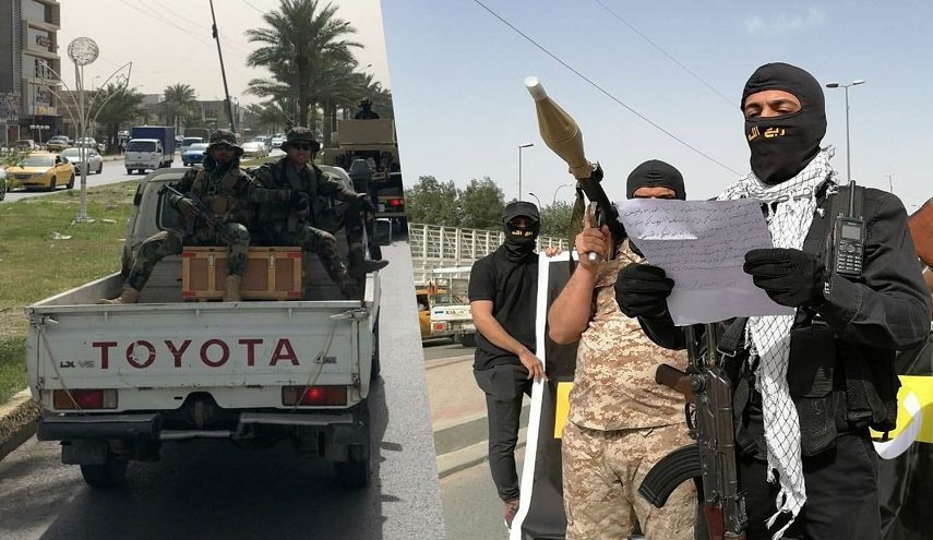 شاهد.. انتشار مسلح لفصيل ’ربع الله’ في العاصمة العراقية بغداد