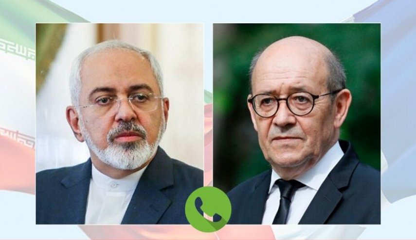 ظريف ولودريان يبحثان اجتماع اللجنة المشتركة للاتفاق النووي 