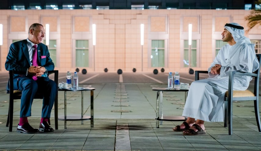 وزير خارجية الامارات يستقبل المبعوث الإسرائيلي 