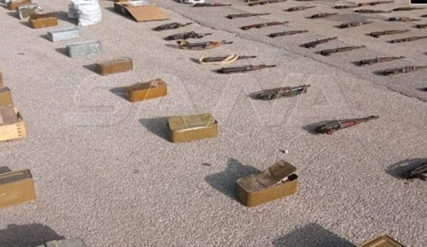 الجيش السوري يعثر على أسلحة وذخائر من مخلفات الإرهابيين بحمص
