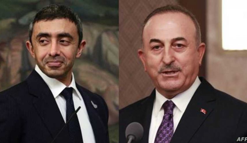 أول اتصال بين وزيري خارجية تركيا والإمارات منذ سنوات