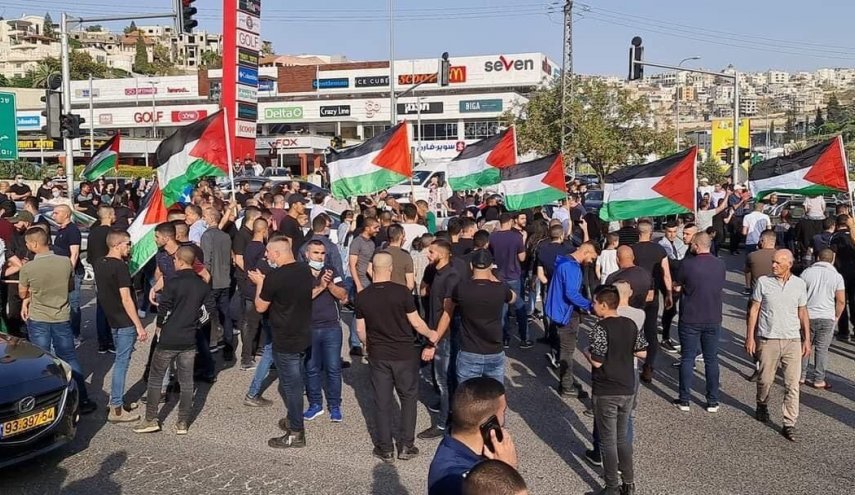 مظاهرة حاشدة في أم الفحم تضامنا مع القدس والمسجد الأقصى