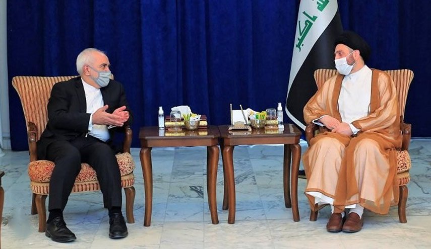 الحكيم وظريف يؤكدان اهمية الانتخابات المقبلة في التغيير والاستقرار