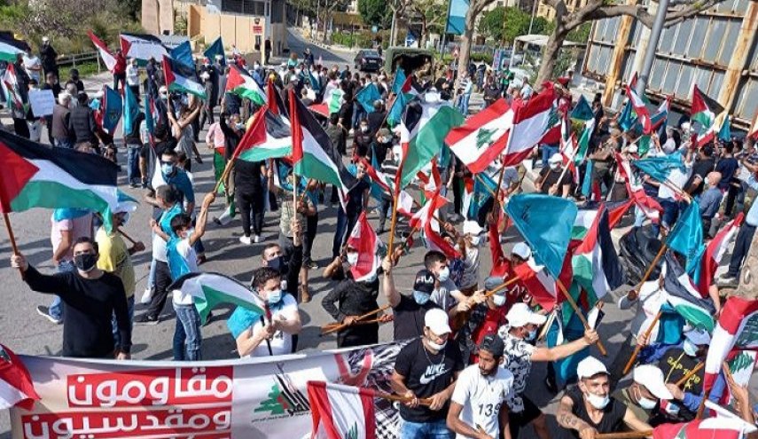 وقفة تضامنية 'نصرة للمقدسيين' في لبنان