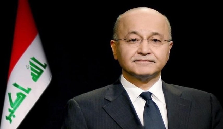 الرئيس العراقي يؤكد على دعم الدولة وأجهزتها الأمنية