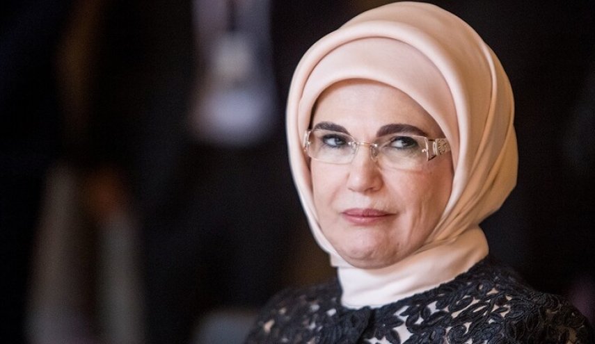 أمينة أردوغان تغرد حول أحداث القدس

