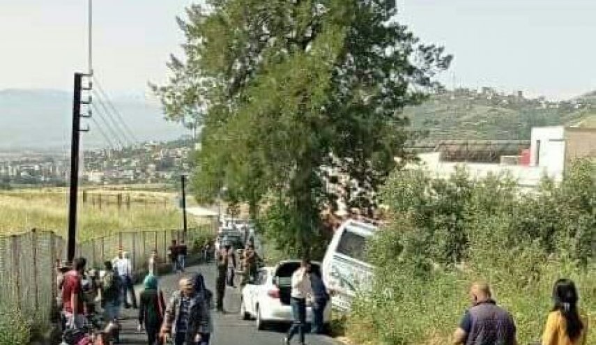 سوريا إصابة 15 طالبا اثر انقلاب  حافلة بريف حمص
