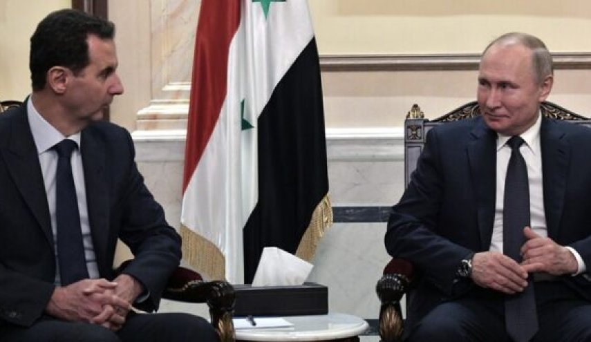 الرئيس الأسد يهنئ بوتين بعيد النصر
